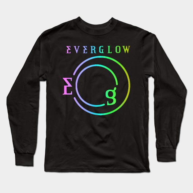 Everglow Logo Rainbow Long Sleeve T-Shirt by hallyupunch